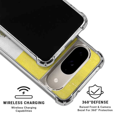 Vatican City Flag Distressed Google Pixel 10 Clear Case